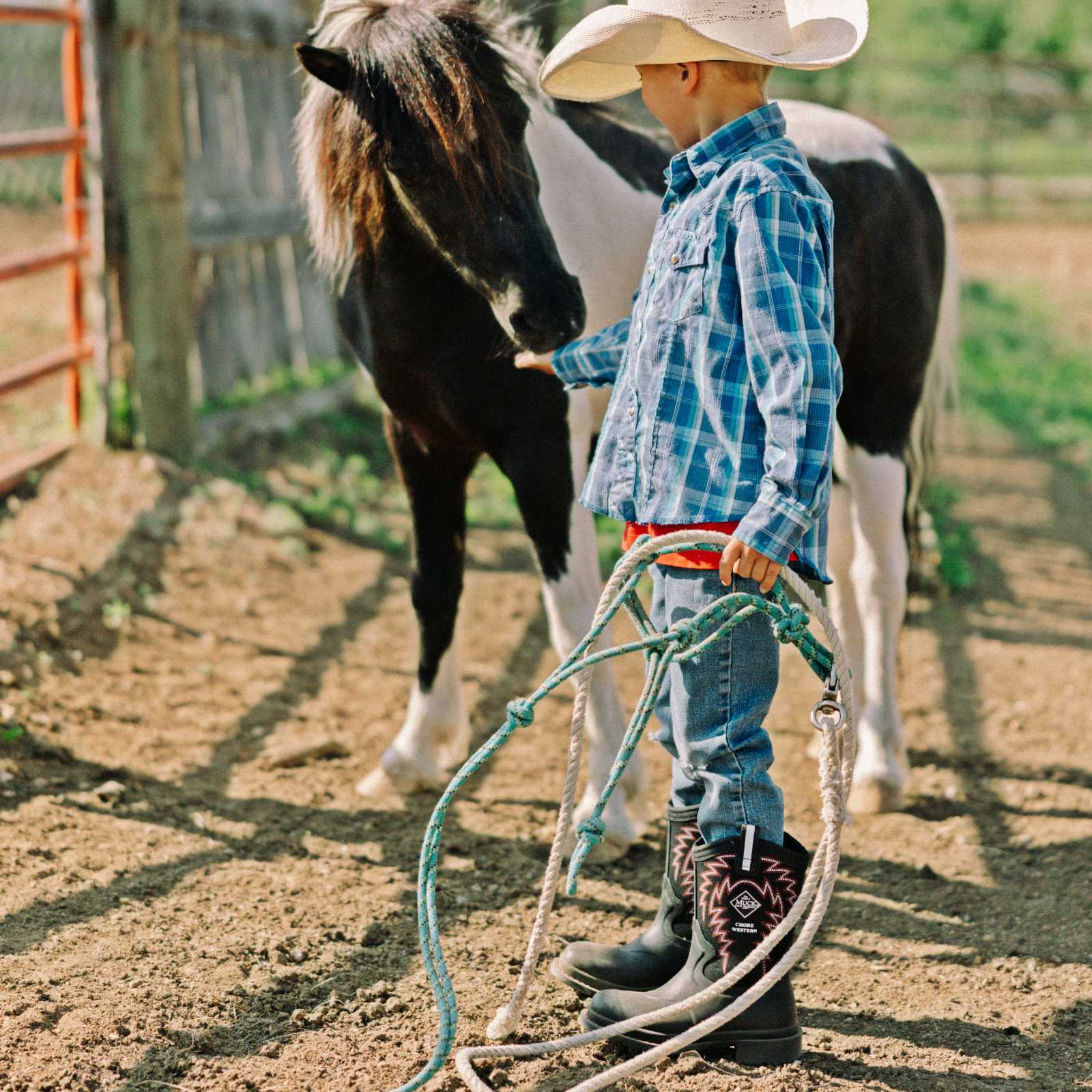Little Kids' Chore Western Boot - Image 8